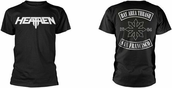 Tričko Heathen Logo Black 2XL Tričko - 3