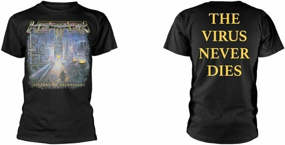 T-Shirt Heathen T-Shirt Victims Of Deception Herren Black XL - 3