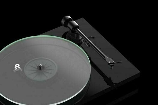 Turntable Pro-Ject T1 + OM5E High Gloss Black - 2