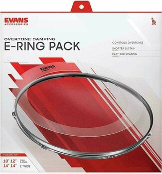 Tłumik do perkusji Evans ER-FUSION E-Ring Fusion Pack - 2