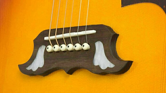 Elektroakustická kytara Dreadnought Epiphone DOVE PRO Violin Burst - 4