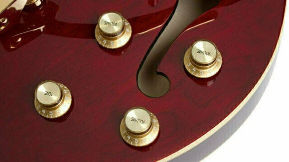 Jazz kitara (polakustična) Epiphone Riviera Custom P93 Wine Red - 3