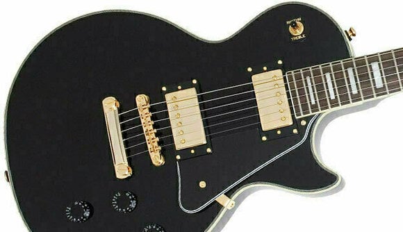 Elektrická gitara Epiphone Les Paul CUSTOM PRO LH Ebony Black - 2