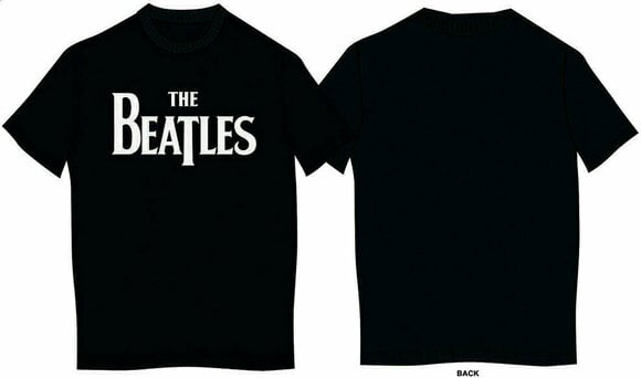 T-Shirt The Beatles T-Shirt Drop T Logo Unisex Black L - 2