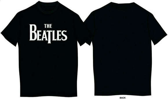 T-Shirt The Beatles T-Shirt Drop T Logo Black 2XL - 2