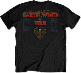 T-Shirt Earth, Wind & Fire T-Shirt Let's Groove Unisex Black 2XL - 1