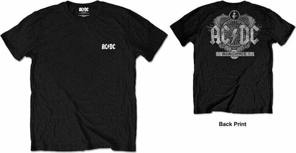 T-Shirt AC/DC T-Shirt Black Ice Black M - 3