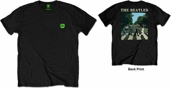 T-Shirt The Beatles T-Shirt Abbey Road & Logo Black S - 3