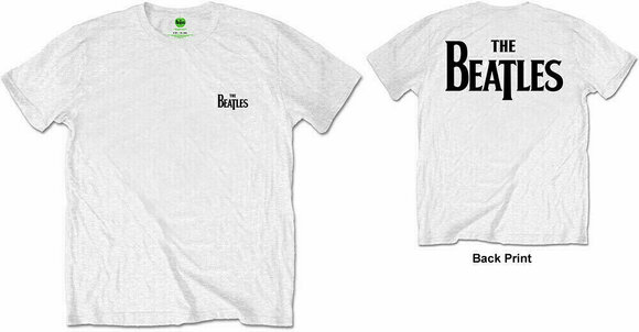 T-Shirt The Beatles T-Shirt Drop T Logo Weiß 2XL - 3