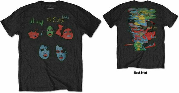 Shirt The Cure Shirt Unisex In Between Days (Back Print) Unisex Black M - 3