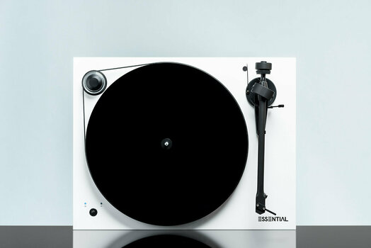 Tourne-disque Pro-Ject Essential III SB + OM 10 High Gloss White - 2