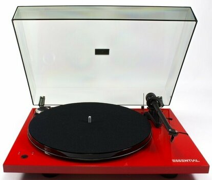 Gramofon Pro-Ject Essential III SB + OM 10 High Gloss Red (Zánovní) - 2
