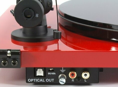 обръщател Pro-Ject Essential III Digital + OM 10 High Gloss Red - 3