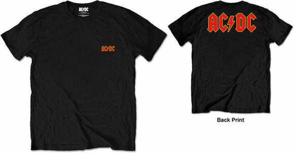 Skjorta AC/DC Skjorta Logo Svart L - 3