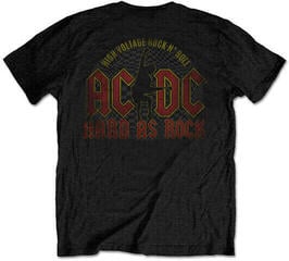 T-shirt AC/DC Hard As Rock (Back Print) Black L T-shirt - 1