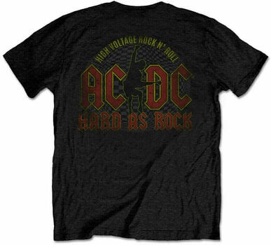 Shirt AC/DC Shirt Hard As Rock Black S - 2