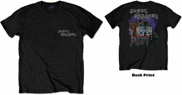 T-Shirt Black Sabbath T-Shirt Debut Album (Back Print) Black 2XL - 3