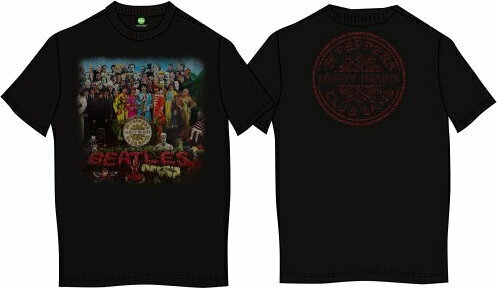 Skjorte The Beatles Skjorte Sgt Pepper Black S - 2