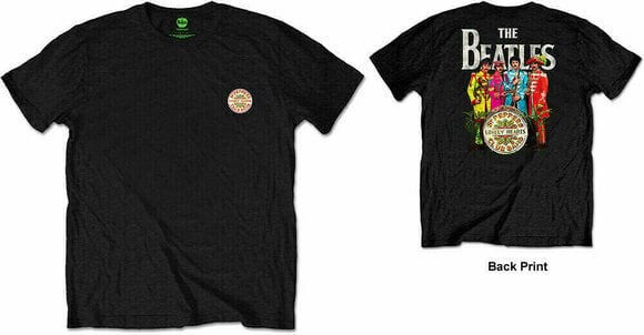 T-Shirt The Beatles T-Shirt Sgt Pepper Schwarz 2XL - 3