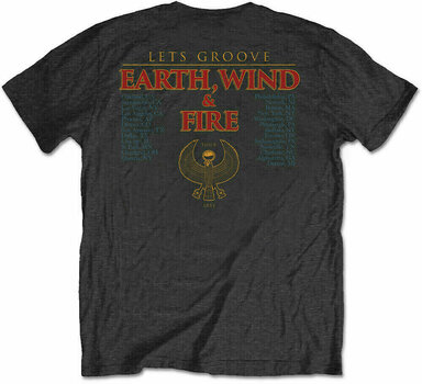 T-Shirt Earth, Wind & Fire T-Shirt Unisex Let's Groove Dark Grey S - 2