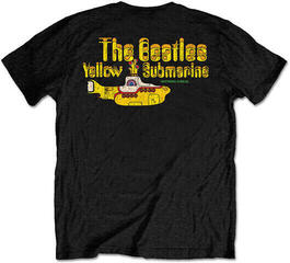 T-Shirt The Beatles T-Shirt Nothing Is Real (Back Print) Unisex Black M - 1