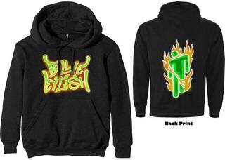 Capuchon Billie Eilish Airbrush Flames Blohsh Black - 2