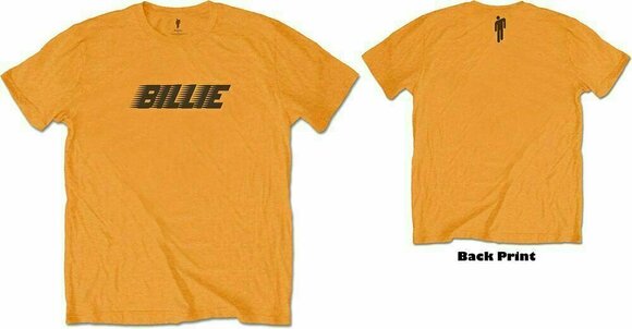 T-Shirt Billie Eilish T-Shirt Racer Logo & Blohsh Orange S - 3