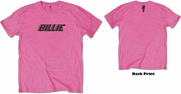 Shirt Billie Eilish Shirt Racer Logo & Blohsh Pink S - 3