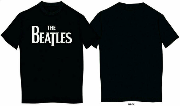 Camiseta de manga corta The Beatles Camiseta de manga corta Drop T Logo Black M - 2