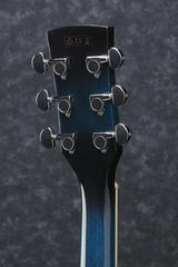 electro-acoustic guitar Ibanez PF15ECE-TBS Transparent Blue Sunburst electro-acoustic guitar - 3
