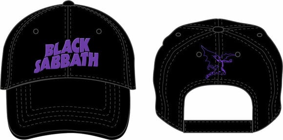 Kapa Black Sabbath Kapa Logo & Demon Črna - 3
