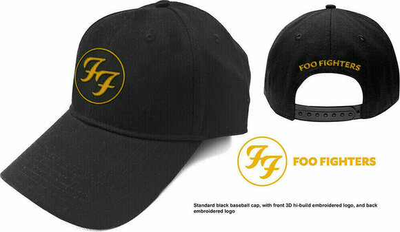 Καπέλο καπέλο Foo Fighters Καπέλο καπέλο Circle Logo Μαύρο - 3