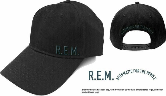 Cap R.E.M. Cap Automatic For The People Black - 3