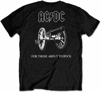 Shirt AC/DC Shirt About To Rock Zwart M - 2