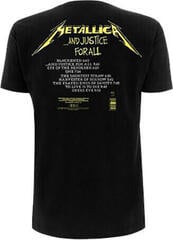 T-Shirt Metallica And Justice For All Tracks Unisex Black - 1