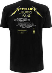 Tričko Metallica And Justice For All Tracks Unisex Black - 1