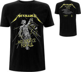 Tričko Metallica And Justice For All Tracks Unisex Black - 2