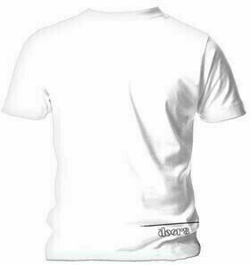 Skjorte The Doors Skjorte Solitary Unisex White 2XL - 2
