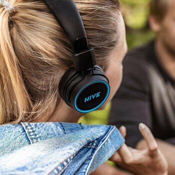 Wireless On-ear headphones Niceboy HIVE 2 Joy Black-Blue - 8