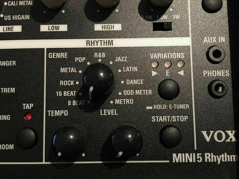 Amplificador combo de modelação Vox MINI5 RHYTM - 5
