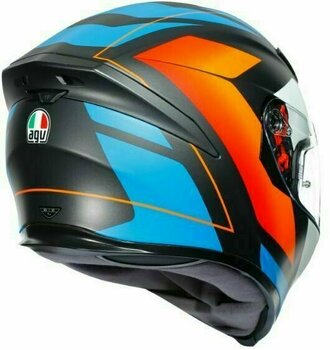 Helmet AGV K-5 S Matt Black/Blue/Orange S Helmet - 6
