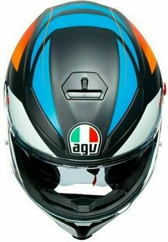 Helmet AGV K-5 S Matt Black/Blue/Orange S Helmet - 7