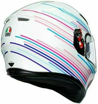 Helmet AGV K-3 SV Sakura Pearl White/Purple XS Helmet - 6
