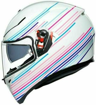 Helmet AGV K-3 SV Sakura Pearl White/Purple S Helmet - 3