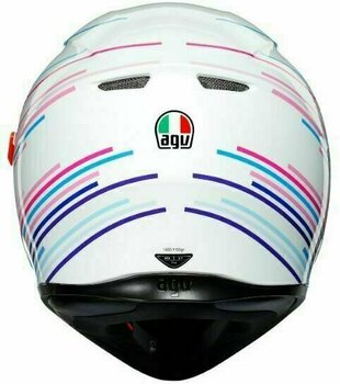 Helmet AGV K-3 SV Sakura Pearl White/Purple S Helmet - 4