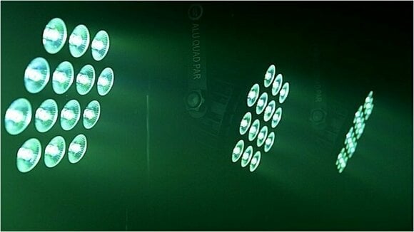 LED PAR Light4Me Alu Quad Par 14 X 10W RGBW IEC - 7