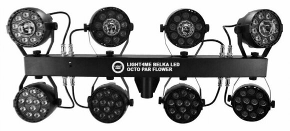 Belysningssæt Light4Me LED Octo Par Flower - 3