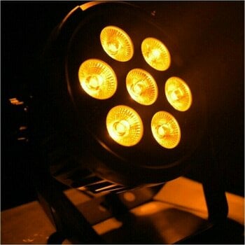 PAR LED Light4Me Black Par 7X10W RGBWa LED PAR LED - 5