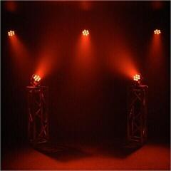 LED PAR Light4Me Black 7X10W RGBWa LED PAR - 6