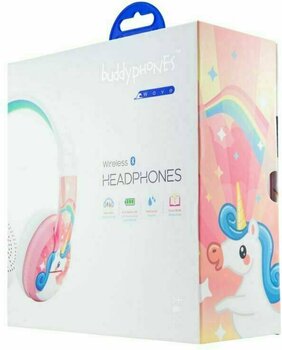 Kopfhörer für Kinder BuddyPhones Wave Unicorn Rosa - 8